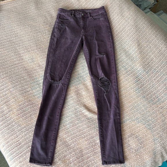 American Eagle Outfitters Denim - Dusty Purple American Eagle Jeggings